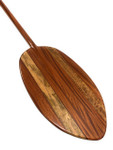 Hokulea Koa Canoe Paddle 60" w/ Mango Inlays Steersman - Made in Hawaii - | #KOA6181