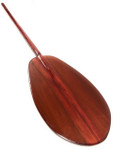 Extra Large Tear Drop Cherry Wood Canoe Outrigger Paddle 72" | #koa2095