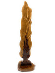 Elegant Carved Leaf on Stand 30" X 9" X 7" Black Walnut - Centerpiece | #cin19