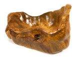 Unique Teak Root Bowl w/ Carved Eagle Head 18" X 11" X 9" - Centerpiece | #cin03a