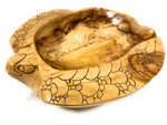 Unique Teak Root Turtle Bowl 12 in X 12 in X 3 in - Centerpiece | #cin10