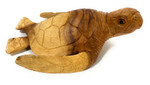 Beautiful Hand Carved Turtle 12" - Monkeypod Wood | #rti200830