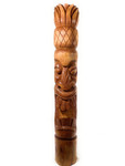 Pineapple/Hospitality Outdoor Tiki Totem 60" - Natural Royal Palm Finish | #lbj3026150n2