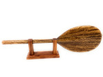 Curly Blonde Koa paddle 24 inch w/ stand - Desktop Home Office Decor | #koa7024