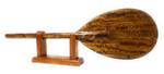 Blonde Curls Koa paddle 24 inch w/ stand - Desktop Home Office Decor | #koa7030