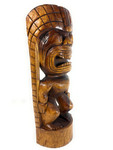 Premium Traditional Kuka Ilimoku Tiki 24 inch - Hawaii Museum Replica - Hawaii Heritage | #yuy381960