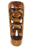 Premium Traditional Kuka Ilimoku Tiki 24 inch - Hawaii Museum Replica - Hawaii Heritage | #yuy381960
