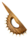 Hand Club Built-in Ihe 16 inch with Fossilized Teeth | #bla606340ft