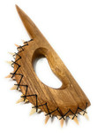 Hand Club Built-in Ihe 16 inch with Fossilized Teeth | #bla606340ft