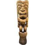 Tiki Ku 7 foot - Natural MonkeyPod Architectural Design | #yuy3806200c