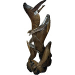 Exquisite Statue Humpback Whale Galore 60 inches - Premium Heart Of Monkeypod | #dal13