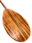 AAA Grade Curly Koa Outrigger Paddle 60 inch Steersman - Made In Hawaii | #koaaaa003