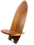 Teak Surf Chair with Stringer 40 inch X 15 inch X 34 inch - Surf Decor | #pds23001a