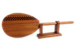 Trophy Koa paddle 24 inch Etched Tribal Design w/ stand -Made in Hawaii | #koa7022g