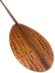 Blonde Curly Koa Outrigger Paddle 60 inch Steersman - Made In Hawaii | #koa7280