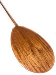 Light Blonde Curly Koa Outrigger Paddle 60 inch Steersman - Made In Hawaii | #koa7279