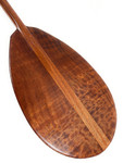 Deep Tone Watermarks Curly Koa Outrigger Paddle 60 inch Steersman - Made In Hawaii | #koa7277