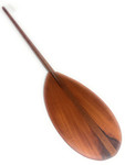 Curly Cuban Mahogany Outrigger Paddle 60 inch Steersman - Made In Hawaii | #koa7281