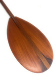 Curly Cuban Mahogany Outrigger Paddle 60 inch Steersman - Made In Hawaii | #koa7281