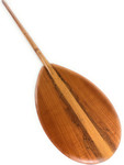 Curly Cuban Mahogany Outrigger Paddle 60 inch Steersman - Made In Hawaii | #koa7286