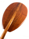 Deep Tone Tiger Curls Koa Outrigger Paddle 60 inch Steersman - Made In Hawaii | #koa7288