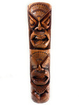 Love & Prosperity Tiki 40 inch - Stained MonkeyPod Wood - Home Decor | #rti2021100d