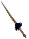 Koa Sword with Sailfish Bill 36 in - Purple Feathers Hawaiian Art | #koasw003