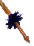 Koa Sword with Sailfish Bill 36 in - Purple Feathers Hawaiian Art | #koasw003