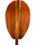 Curly Cuban Mahogany Outrigger Paddle 50 inch with T-Handle - Made In Hawaii | #koa7301