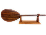 Deep Tone Koa paddle 24 inch w/ stand | #koa888st24D