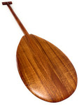 Golden Koa Outrigger Paddle 50 inch with T-Handle - Made In Hawaii | #koa7319