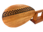 Trophy Koa paddle 18 inch Etched Tribal Design with stand | #koa777tr01
