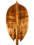 Stingray Koa Paddle 48 inch Steersman with Tapered Handle - Made in Hawaii | #koa1a