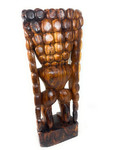 Exquisite Premium Traditional Kuka Ilimoku Tiki 31 inch - Hawaii Museum Replica - Hawaii Heritage | #yuy380380b