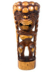 Exquisite Premium Traditional Kuka Ilimoku Tiki 31 inch - Hawaii Museum Replica - Hawaii Heritage | #yuy380380b