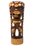 Exquisite Premium Traditional Kuka Ilimoku Tiki 31 inch - Hawaii Museum Replica - Hawaii Heritage | #yuy380380b