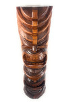 Thick Premium  Love & Prosperity Tiki Totem 48 in X 14 in - Acacia Koa - Hawaii Museum | #yuy3811120