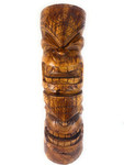 Flaming Premium Love & Prosperity Tiki Totem 40 in X 12 in - Hawaii Museum | #yuy3815100b