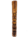 Love & Prosperity Tiki Totem 58 in X 9 in - Hawaii Museum | #bla6019150