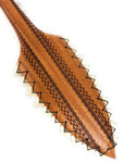 Hawaiian Koa Lei O Mano 21 inch  Custom Etching with Diamond Tip | #koa15950