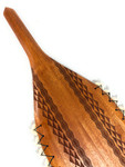 Authentic Hawaiian Koa Lei O Mano 19 inch  Custom Etching with Diamond Tip | #koa15951