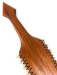Hawaiian Koa Lei O Mano 21 inch  Fossilized Shark Teeth with Diamond Tip | #koa15952