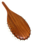 Authentic Hawaiian Koa Lei O Mano 19 inch Large Tiger Shark Teeth - Decorative | #koa15957