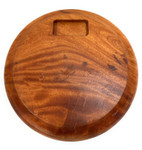 Trophy Mahogany Wooden Plate 10" - Tribal Custom Etching | #ps01td