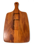 Premium Mahogany Cutting Board 17 in X 9 in X 1 Custom Etching | #cin30