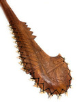 Fijian Artifact Dancing Knife 24 inch w/ 21 Fossil Shark Teeth | #bla606660fst