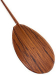 Select Flamy Koa Paddle 60 inch Steersman - Made in Hawaii | #koa7505b