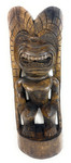 Vintage Finish Traditional Kuka Ilimoku Tiki 33 inch - Hawaii Museum | #yuy380280b2