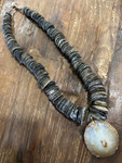 Authentic Opii Shell Necklace 17 in w/ Large Opii - Made in Hawaii | #pn005