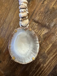 Thick Puka Shell Necklace 17 in w/ Large Opii Authentic - Local Artist | #pn010